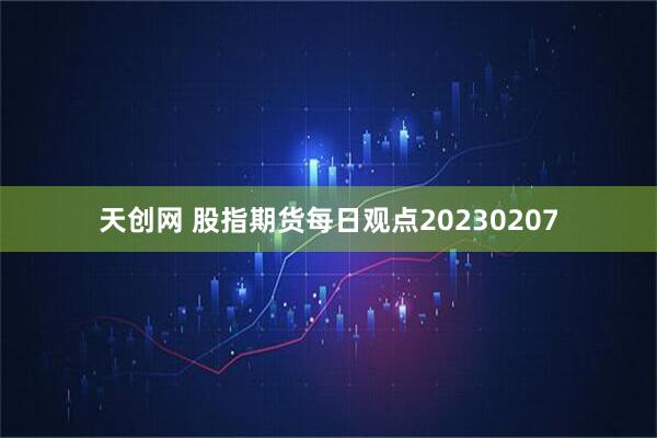 天创网 股指期货每日观点20230207