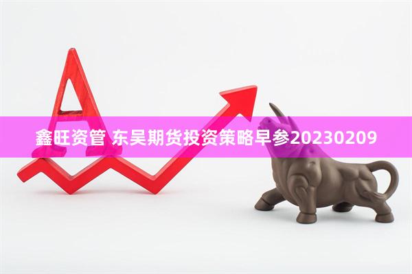 鑫旺资管 东吴期货投资策略早参20230209